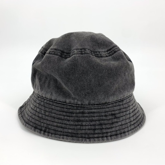 Ardene Tie Dye Yin & Yang Bucket Hat and Faded Black Denim Bucket Hat, One Size - Picture 11 of 16